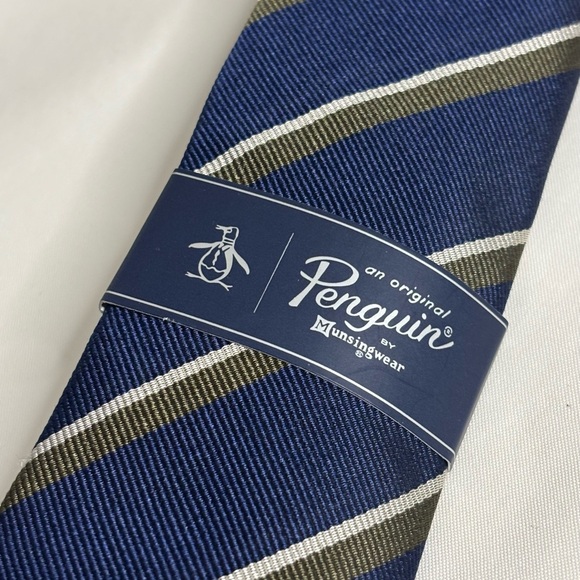 Original Penguin Other - NEW!! Original Penguin Blue Striped Men's Slim Tie